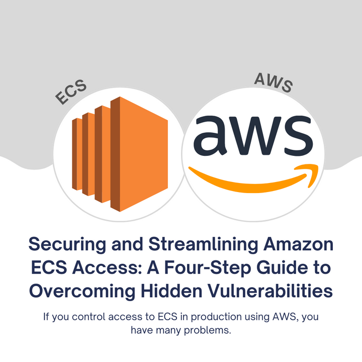 Securing and Streamlining Amazon ECS Access: A Four-Step Guide to Overcoming Hidden Vulnerabilities