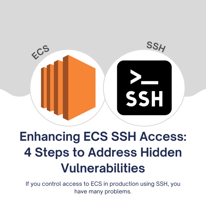 Enhancing ECS SSH Access: 4 Steps to Address Hidden Vulnerabilities