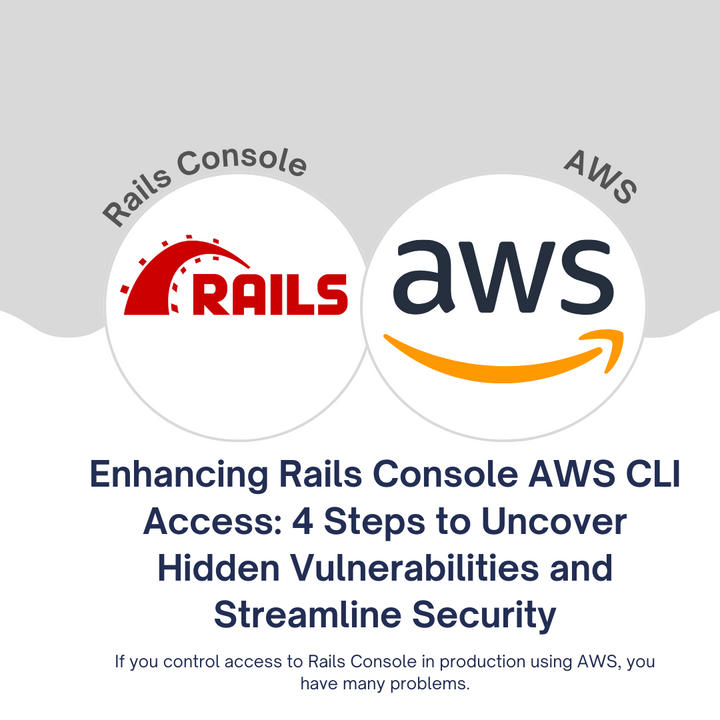Enhancing Rails Console AWS CLI Access: 4 Steps to Uncover Hidden Vulnerabilities and Streamline Security