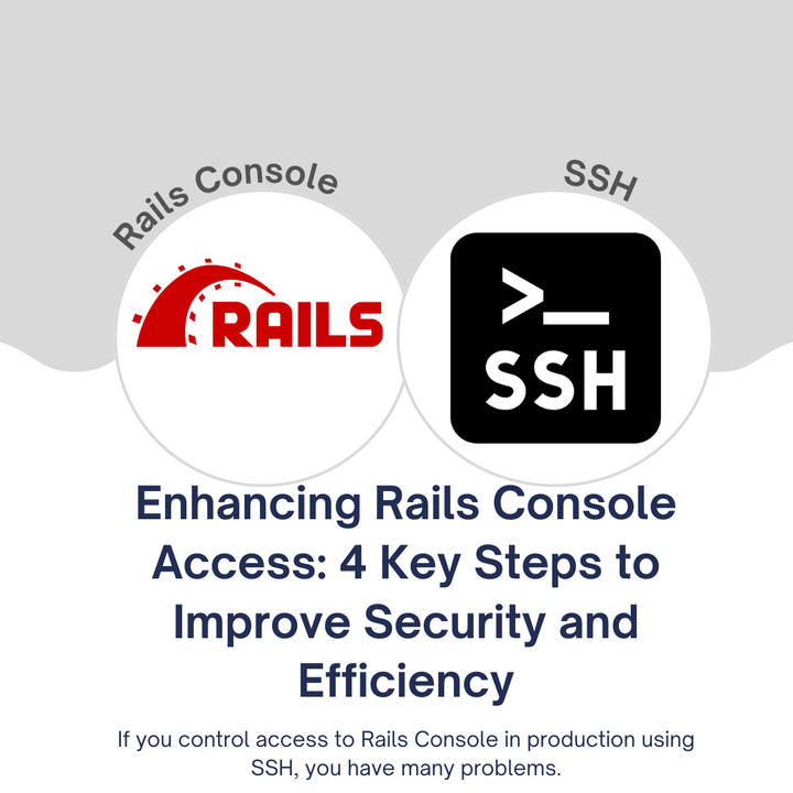 Enhancing Rails Console Access: 4 Key Steps to Improve Security and Efficiency