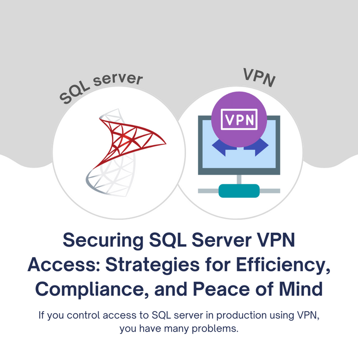 Securing SQL Server VPN Access: Strategies for Efficiency, Compliance, and Peace of Mind